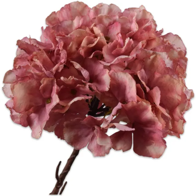 Silk-ka Kunstbloem - hortensia - roze - H64 cm