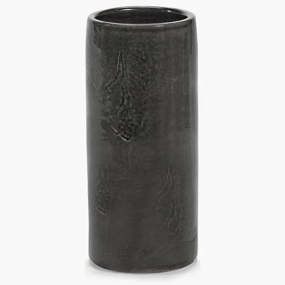 Serax Vincent Van Duysen Vaso vaas D11cm H25cm anthracite Antractiet