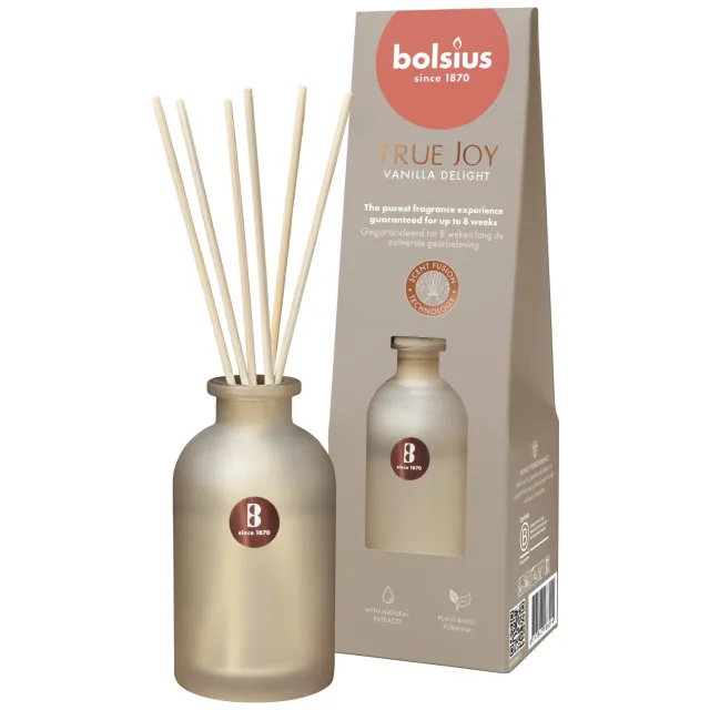 Bolsius True Joy Vanilla Delight geurstokjes 80 ml off white, foto 2