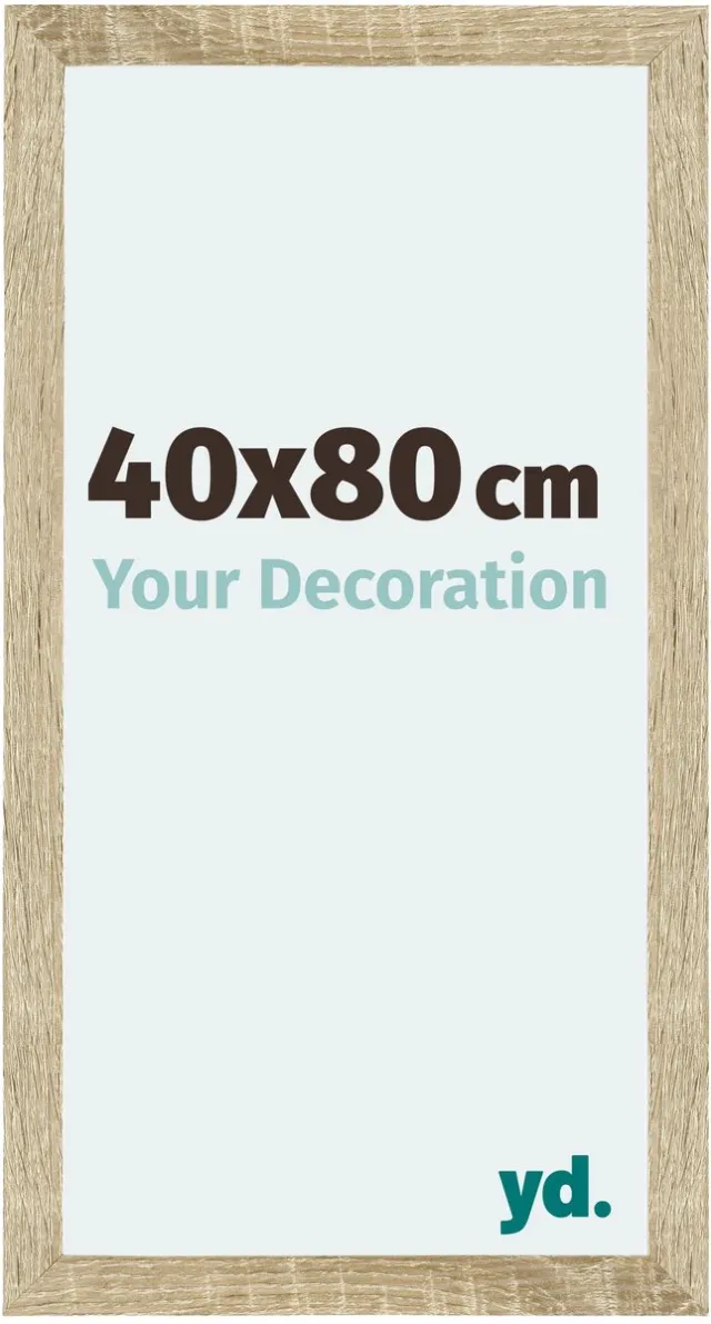yd. Your Decoration - Fotolijst 40x80 cm - MDF - Sonoma Eiken - Mura
