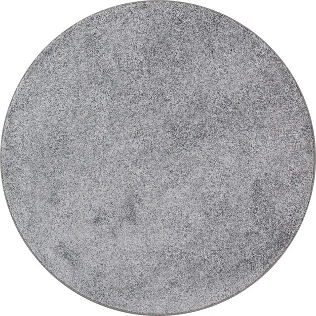 Snapstyle Vloerkleed Hoogpolig Velours Mona Rond Grijs