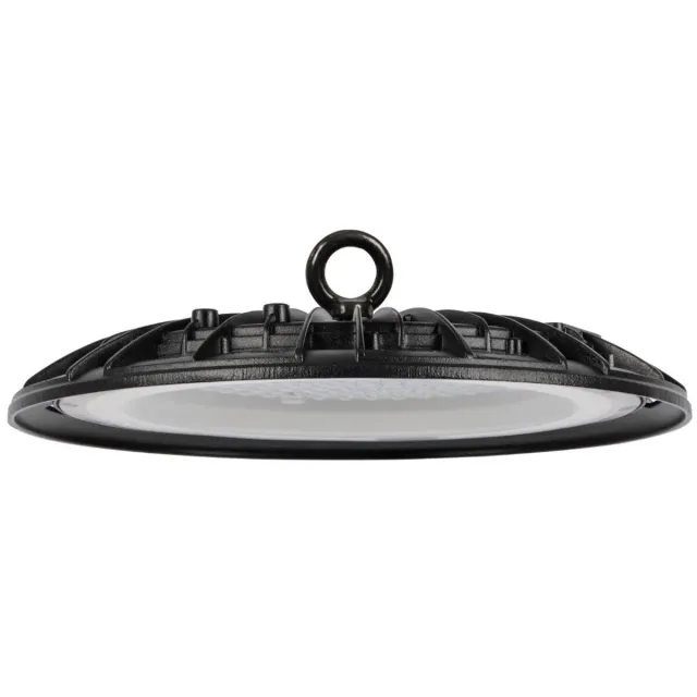 BES LED LED UFO High Bay - Rinzu - 100W - Magazijnverlichting - Waterdicht IP65 - Natuurlijk Wit 4000K - Aluminium Zwart