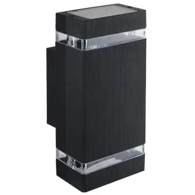 MasterLED Wandlamp Hana GU10 IP65 vierkant Antraciet