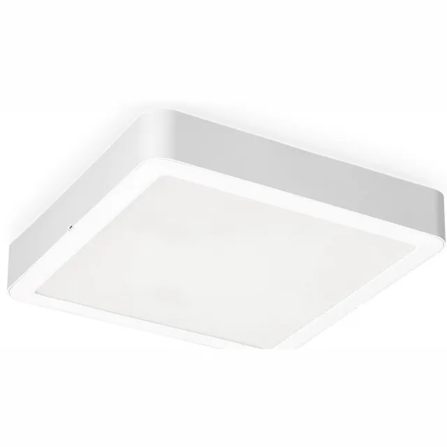 Kobi LED-plafondlamp - 24W - Inbouw en opbouw - Vierkant - 22.5x22.5cm - 4000K - 2400 lumen - Wit