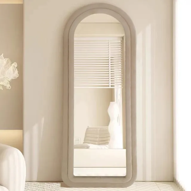 Milton & Oldbrook Velvet Staande Spiegel 60 x 160 cm Pesaro Beige