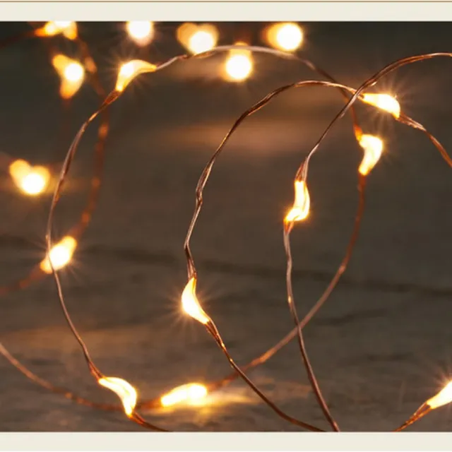 Anna's Collection Anna Collection draadverlichting - koper- 10 leds- warm wit - 100 cm