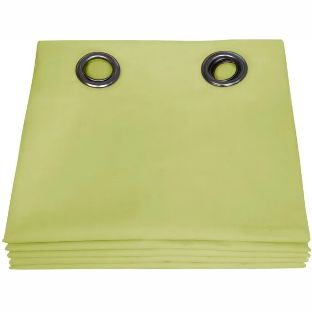 Moondream LumenControl™ Totaal Verduisteringsgordijn | Licht+Zonwering | 100% Ondoorzichtig | EU-fabricaat | Oogjes | Groen MC566 | 135x250 (BxH) cm