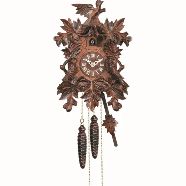 Engstler 630_Q - Koekoeksklok - Kwarts - Notenhout - 28 cm
