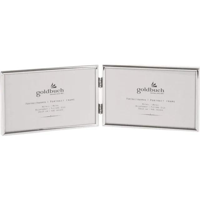 Goldbuch Fotolijst Fine Double - Zilver - 15x10 cm