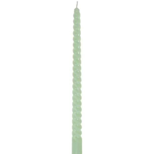 Mavora diner swirl kaarsen Pastel groen