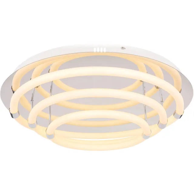 Globo plafonniere - Epi - chroom - metaal - Ø 55cm - LED - 65001D2