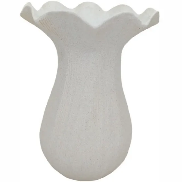 Light & Living Vaas ZENORA - Wit - 23.5x23.5x30.5 cm