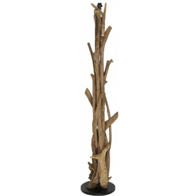 Light & Living Vloerlamp Vidin hout