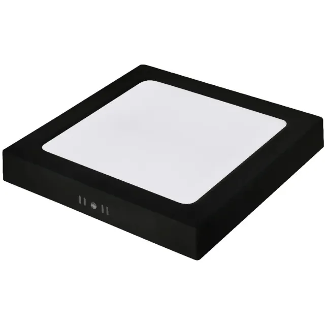 Horoz Electric SELENA - Led Plafondlamp - Zwart kleur - opbouwlamp - 36w - CCT - Aanpasbare licht kleuren 3000K,4000K,6000K - 3600Lumen - Vierkant - 290 mm
