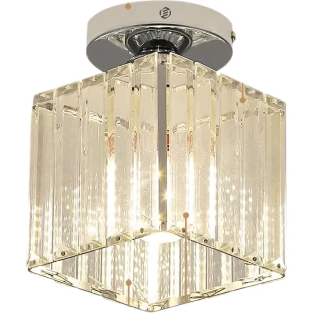 Equivera Plafonaire Lamp - Lamp - Plafond Lamp - Plafonnaire Lamp - Plafondlamp Vierkant Zilver