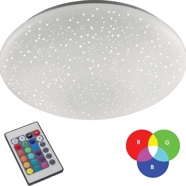 Leuchten Direkt Leuchten Direct Bex Plafondlamp - 1 lichts - Ø 390 mm - Wit