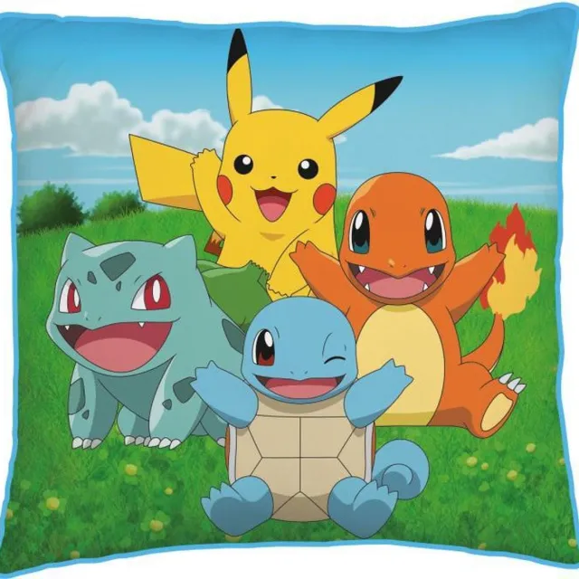 Pokémon Kussen Pikachu - 40 x 40 cm - Polyester Multi