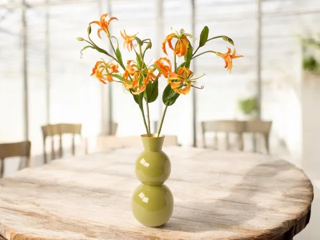 Winq Kunstbloem Gloriosa Oranje-3 takken-kunstbloemen