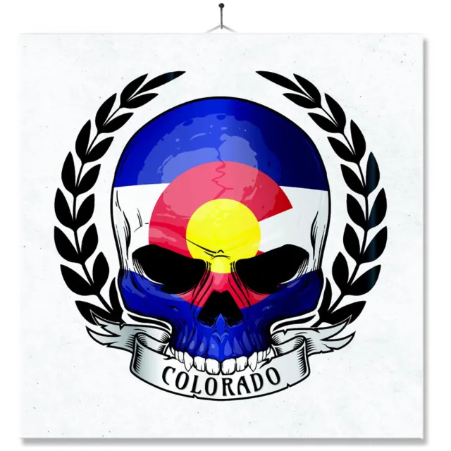 MC Living Tegel Met Opdruk | Schedel | Vlag | Colorado Ontwerp 2