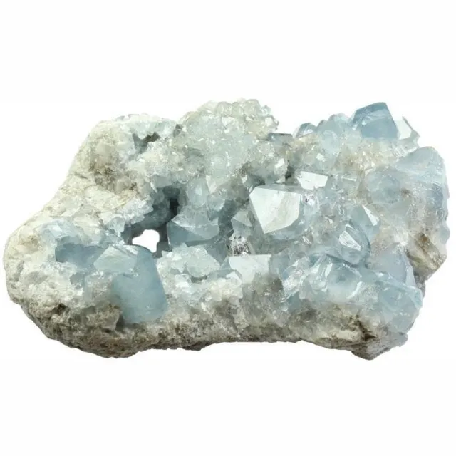 twintes Celestien uit Madagaskar ca. 1612 gram Blauw