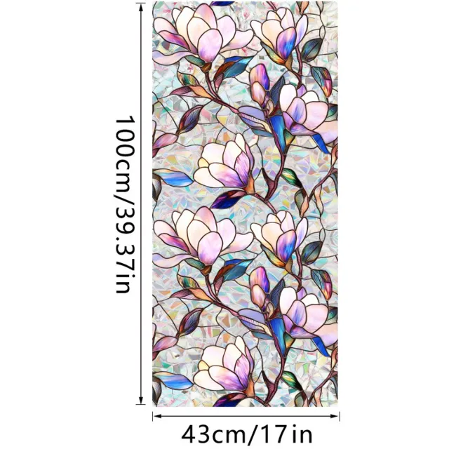 OUTARO 3D Regenboog Raamfolie- Anti-Inkijk - Isolerend & Zonwerend - 43x100cm – Statisch - Prisma Bejuweled EffectXCBL053