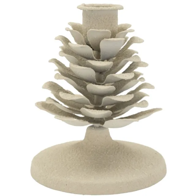 Mauro Ferretti Kandelaar Dune Pigna 9,5×11,5 cm Crème