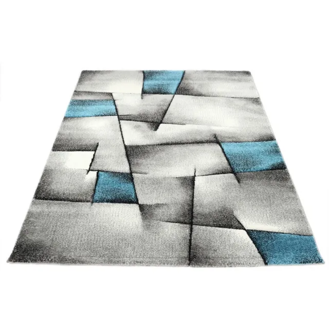 Unamourdetapis Vloerkleed Brilliance 660-930 Turquoise-120x170 cm blauw