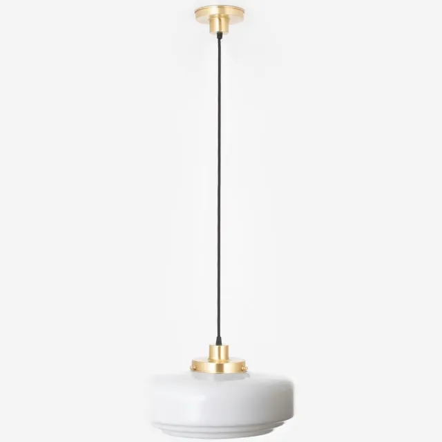 Coloured by Art Hanglamp aan snoer Lloyd 20's Messing - Art Deco Trade