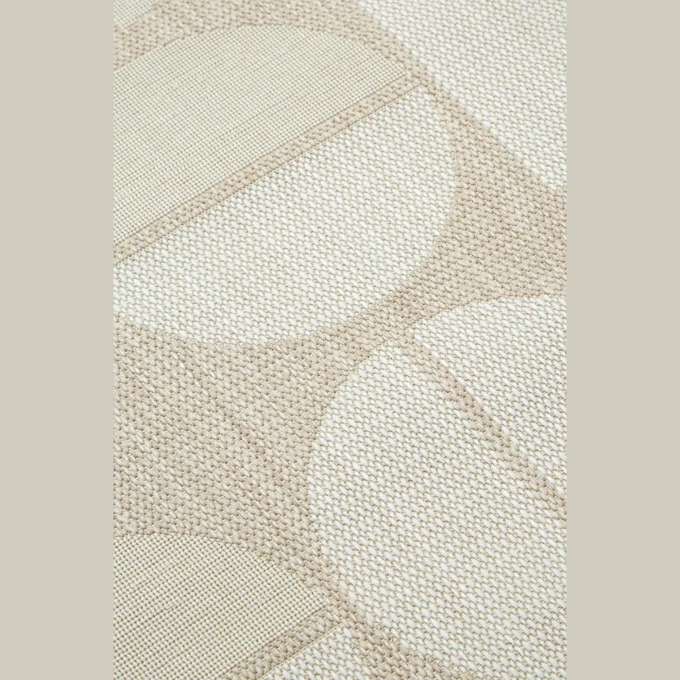 NOUS Living vloerkleed voor binnen en buiten, 290x200 cm crème/grijs, foto 4