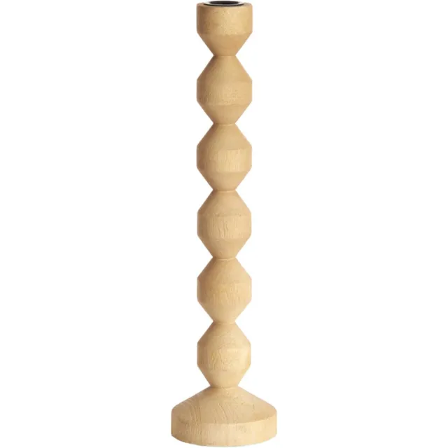 DOZZA Kandelaar Ø12x37 cm DOZZA hout mat naturel