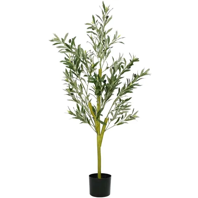 vidaXL Kunstolijfboom 450 blaadjes 120 cm groen