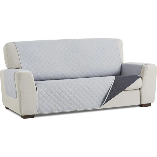 Belmarti Duo bankbeschermer - 180 cm - Lichtgrijs