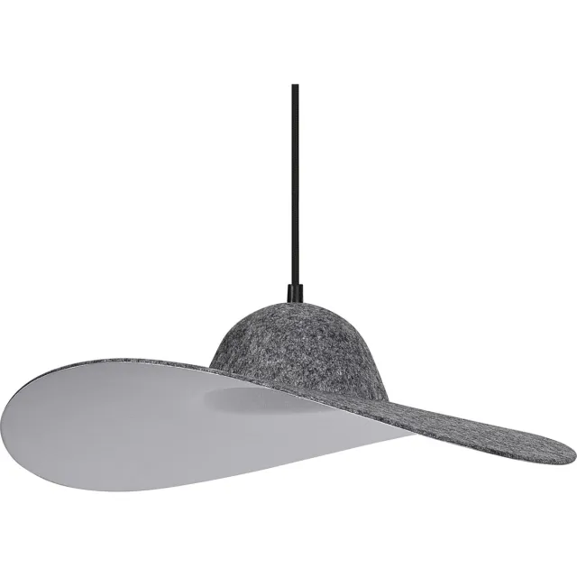 Osram Decor decoratieve hanglamp met vilten lampenkap, 500 mm, E27 fitting, vilt/metaal, IP20, donkergrijs