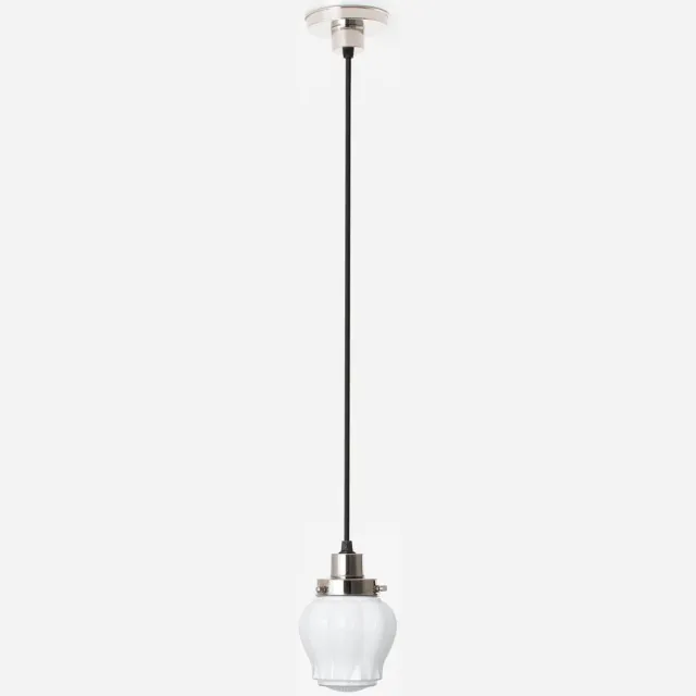 Coloured by Art Hanglamp aan snoer Eden 20's Nikkel - Art Deco Trade