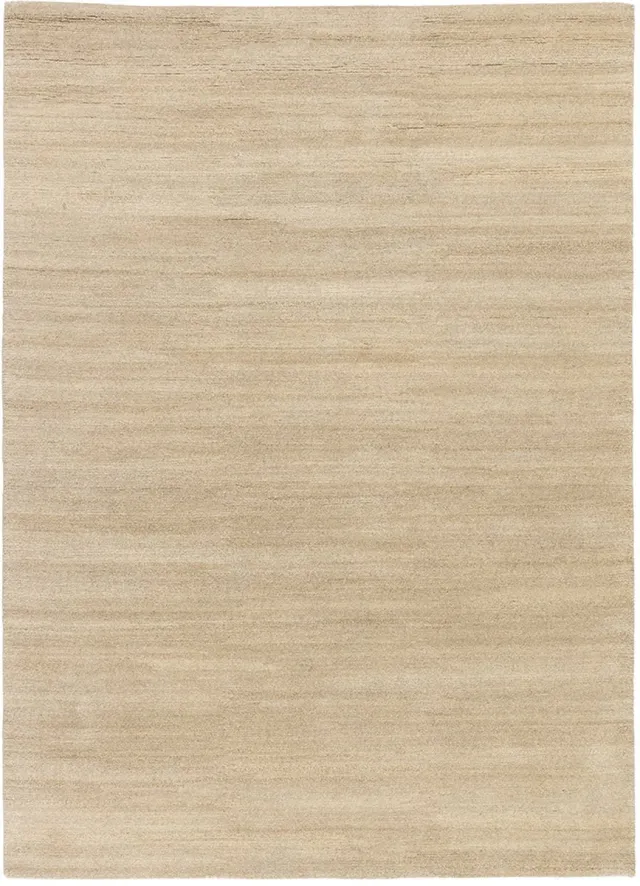 Lino Heritage Sand Tapijt 170x240cm - Handgeknoopt Hoogpolig Vloerkleed van Pure Wol - 100% Handgesponnen Wol – 4,5 kg/m² - 57.800 knopen/m² - 15mm dik - Luxueus Tapijt voor Woonkamer, Slaapkamer, Hal of Eetkamer - Design Vloekleed
