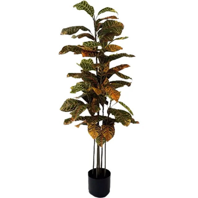 NeverLeafs Kunstplant Ficus - 120cm gebloemd