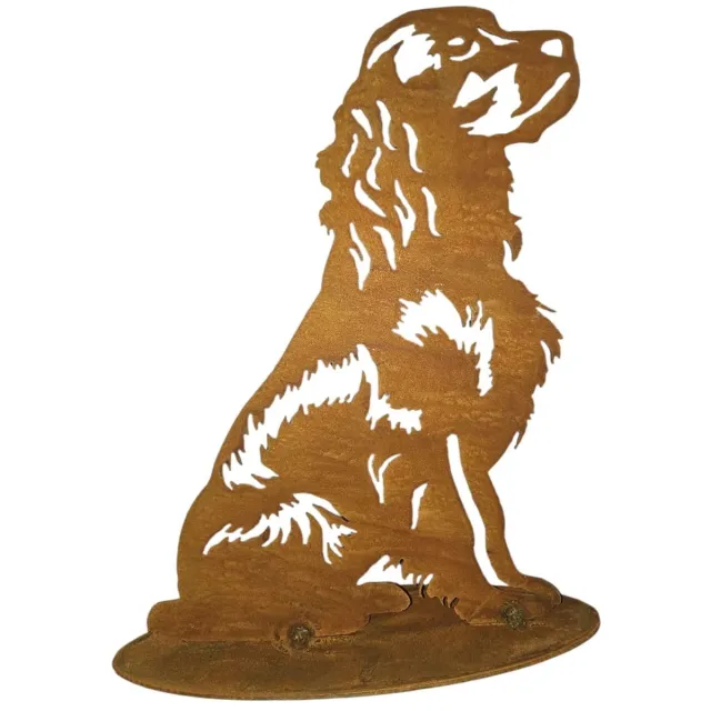 Dream-Garden Tuinbeeld Cocker Spaniel 28 x18 cm Roest bruin