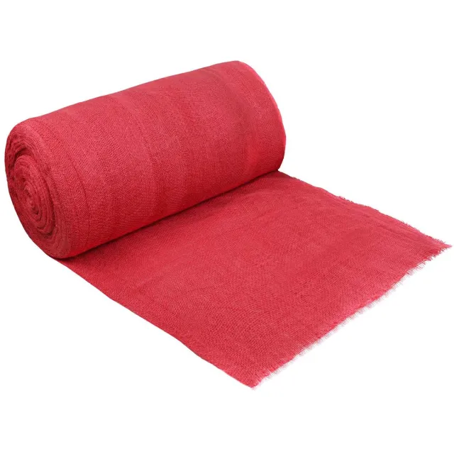 vidaXL Tuin - Jute - Net - 160 - cm - x - 50 - m - 180 - gsm - 100% - Tossa - Jute - Rood