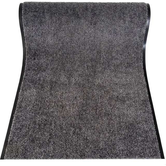 JYG Cleanwash grijs droogloopmat - drooglooploper - 2 zijdenafwerking - 90x250cm
