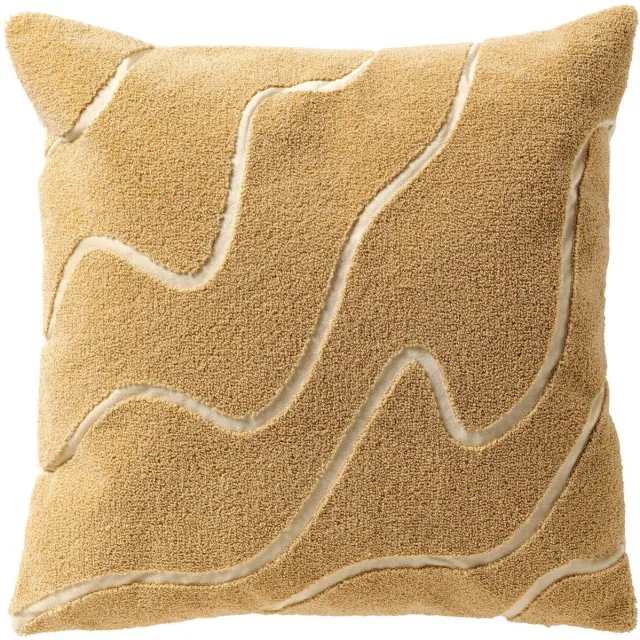 Dutch Decor CIRI - sierkussen 45x45 cm - bouclé - Semolina - beige - Inclusief binnenkussen - Luxe kussens voor woonkamer & bank