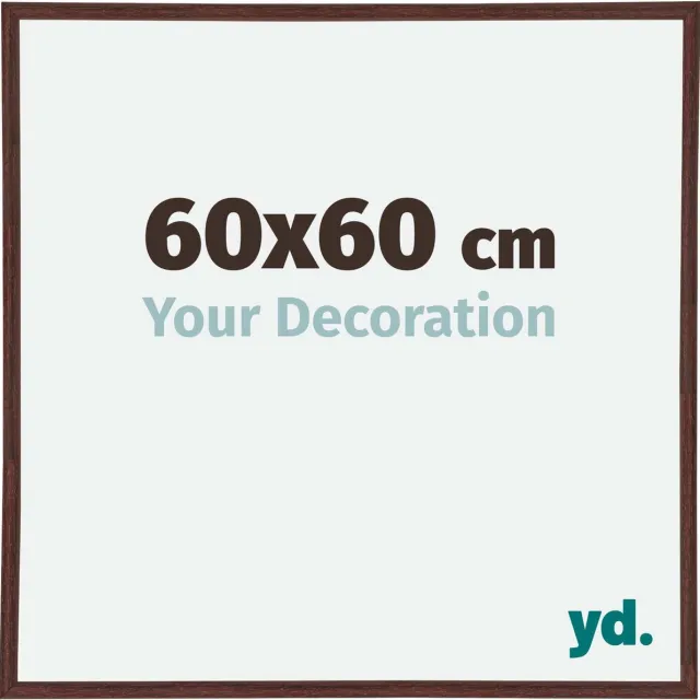 yd. Your Decoration - Fotolijst 60x60 cm - Kunststof - Bruin - Annecy