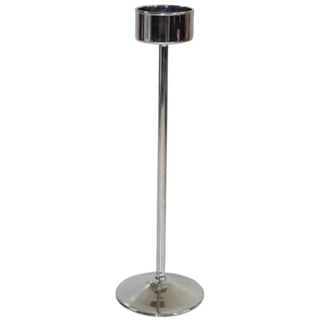 Polnix Zilveren Lantaarn Kaarsenhouder Polnix - 25 cm Hoog