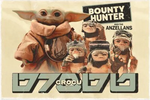Star Wars The Mandalorian and Grogu - Bounty Hunter Unisex Poster - meerkleurig - Standard multicolor