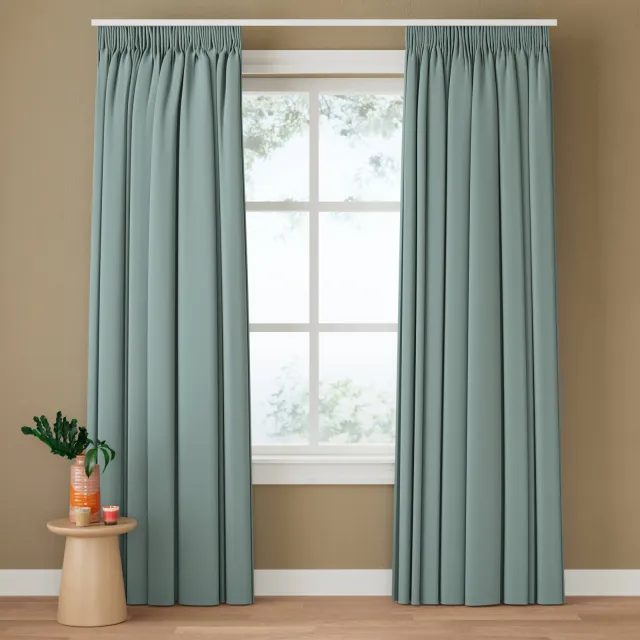 NOUS Living Verduisterend gordijn kant en klaar (280 x 270 cm)* sage groen