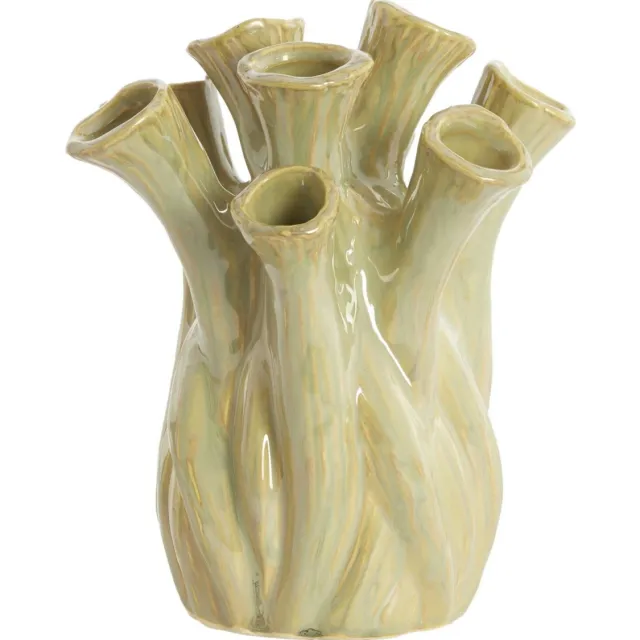 Light & Living tulpenvaas Lyset (20x17,5 cm) groen