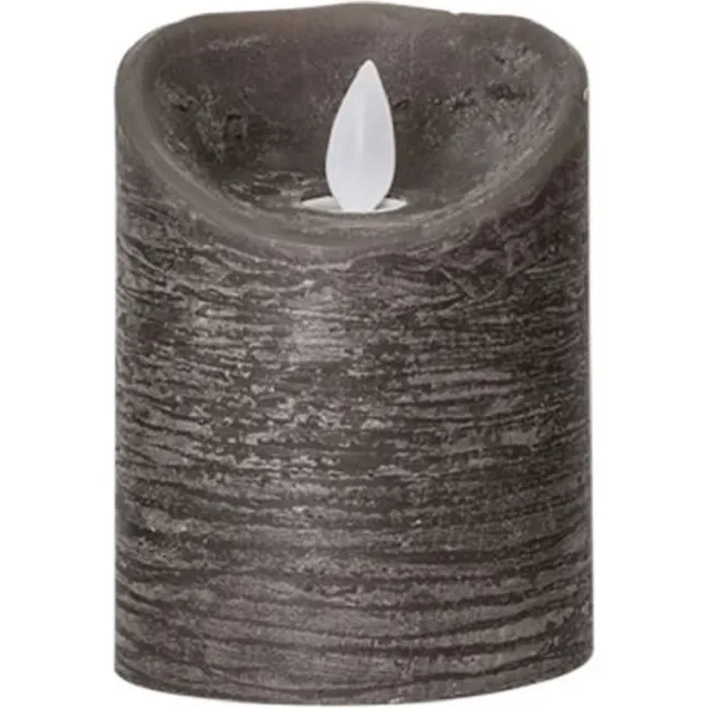 Magic Flame kaars 76x178 mm l grijs timer