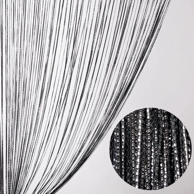 Ibenzoa Vliegengordijn voor Balkondeur met Veelzijdige Toepassingen en Aanpasbare Maat 100x200 cm zwart