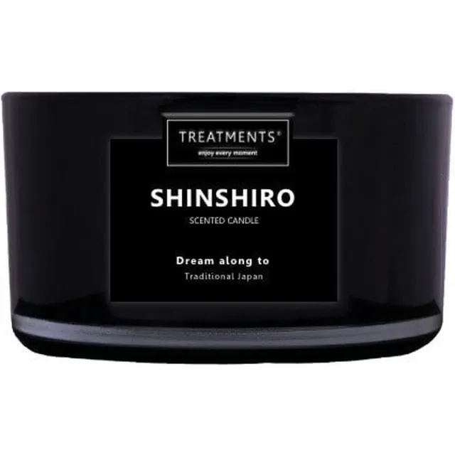 Treatments TSSXL - XL Geurkaars - Scented candle XL - Shinshiro - 600 gram Zwart