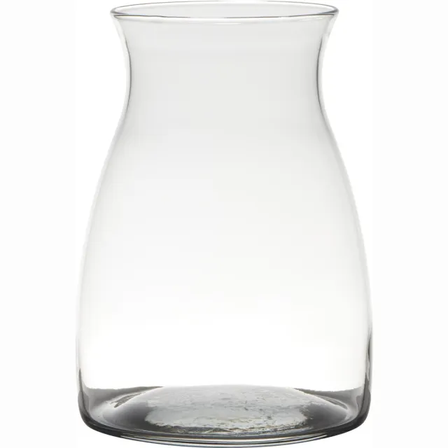 Firenze Bloemenatelier Glazen vaas - helder - bloemen - boeketten- H20 x Transparant
