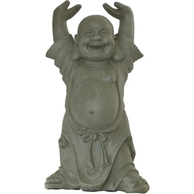 Inspiring Minds Hotei Boeddha 40 cm Granite | GerichteKeuze grijs